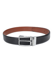 Men Black/Brown Solid Belt ALYBLT036