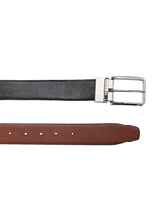 Men Black/Brown Solid Belt ALYBLT036