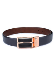 Men Black/Brown Solid Belt ALYBLT041