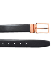 Men Black/Brown Solid Belt ALYBLT042