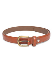 Womens Tan Solid Belt ALYWBLT2MB