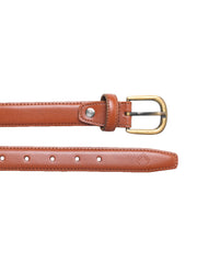 Womens Tan Solid Belt ALYWBLT2MB