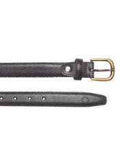 Womens BLACK Solid Belt ALYWBLT3MB