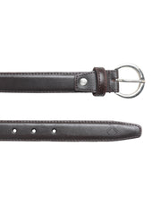 Womens BROWN Solid Belt ALYWBLT4MB