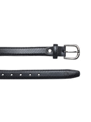 Womens BLACK Solid Belt ALYWBLT5MB