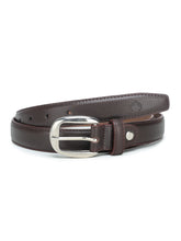 Womens BROWN Solid Belt ALYWBLT7MB