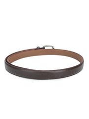 Womens BROWN Solid Belt ALYWBLT7MB